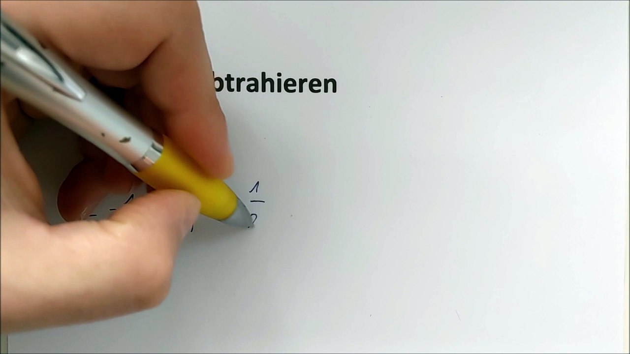 Brüche subtrahieren Dave Seller