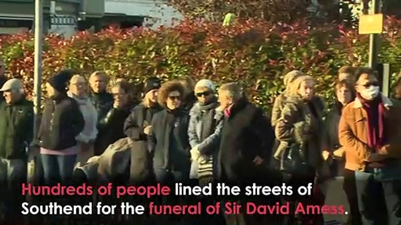 Sir David Amess: Southend says goodbye to ‘inspirational' MP