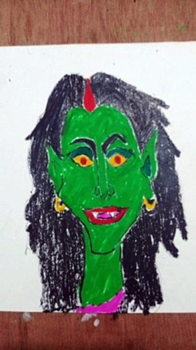 Shak chunni drawing