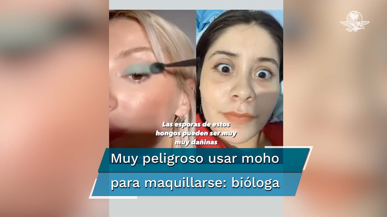 TikToker se maquilla usando moho y se viraliza