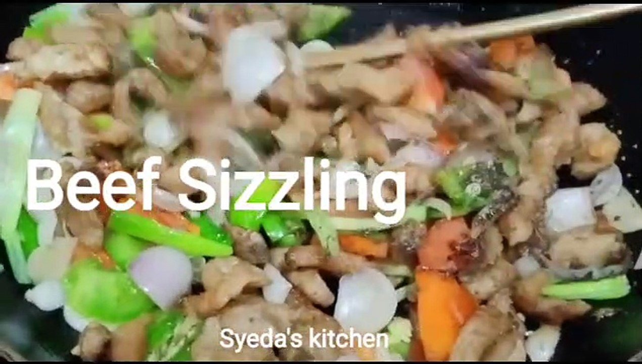Beef Sizzling recipe