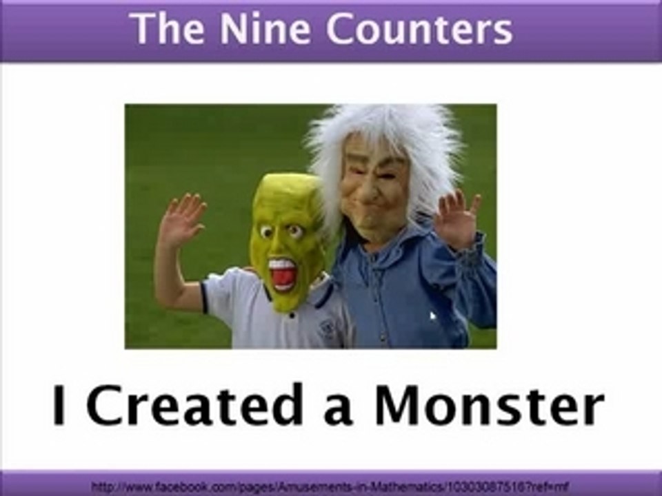The Nine Counters Math Puzzle