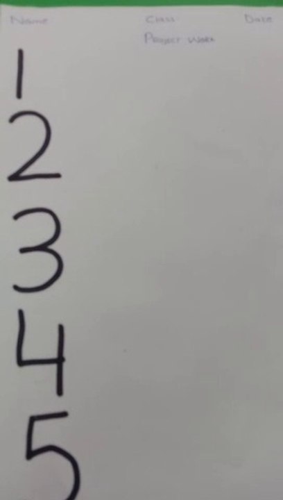 Montessori Project Work - Kindergarrten Student - Winter Vacactions Work