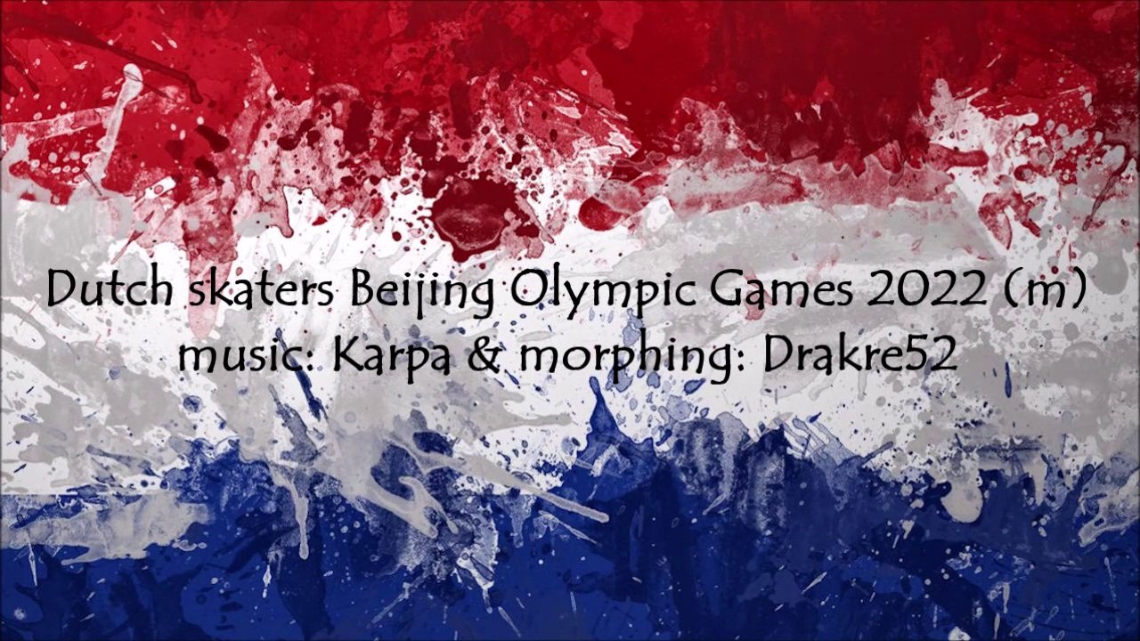 Dutch skaters Beijing Olympic Games 2022 (m)