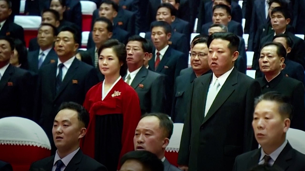 North Korean leader Kim Jong-un’s wife makes rare appearance for Lunar New Year celebration