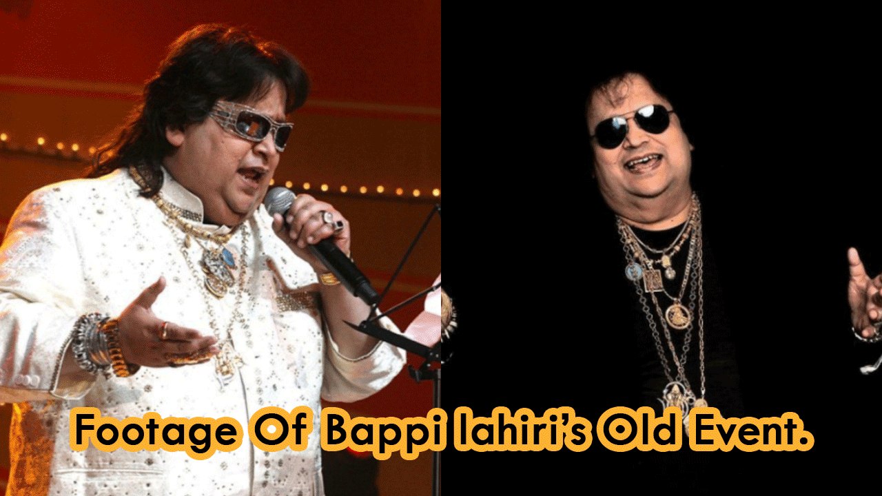 Footage Of Bappi lahiri’s Old Event