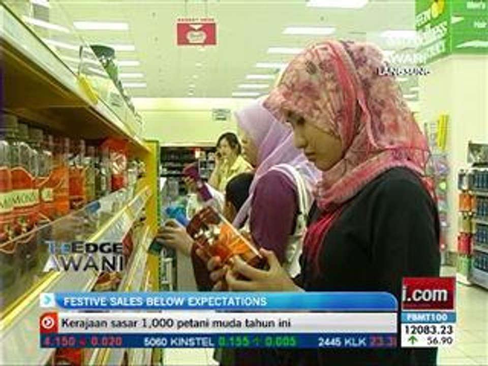 Festive sales below expectations