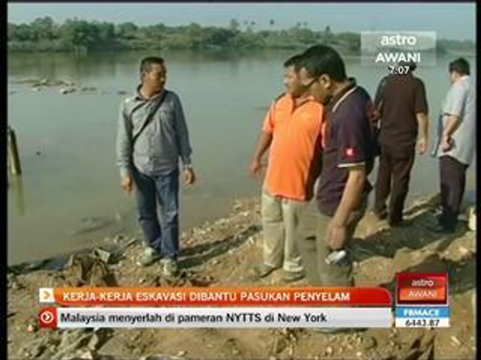 Kerja-kerja eskavasi dibantu pasukan penyelam