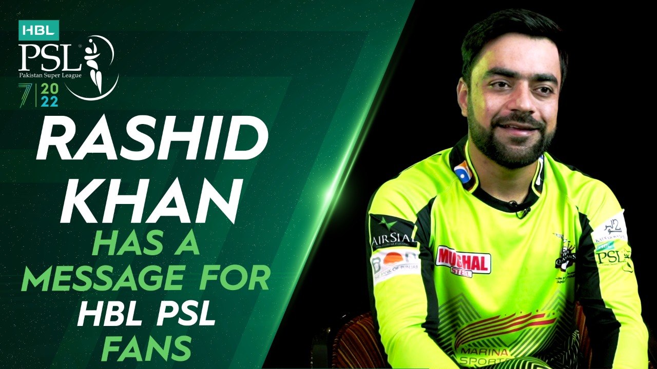 Rashid Khan Has a Message for HBL PSL Fans | HBL PSL 7 | ML2G