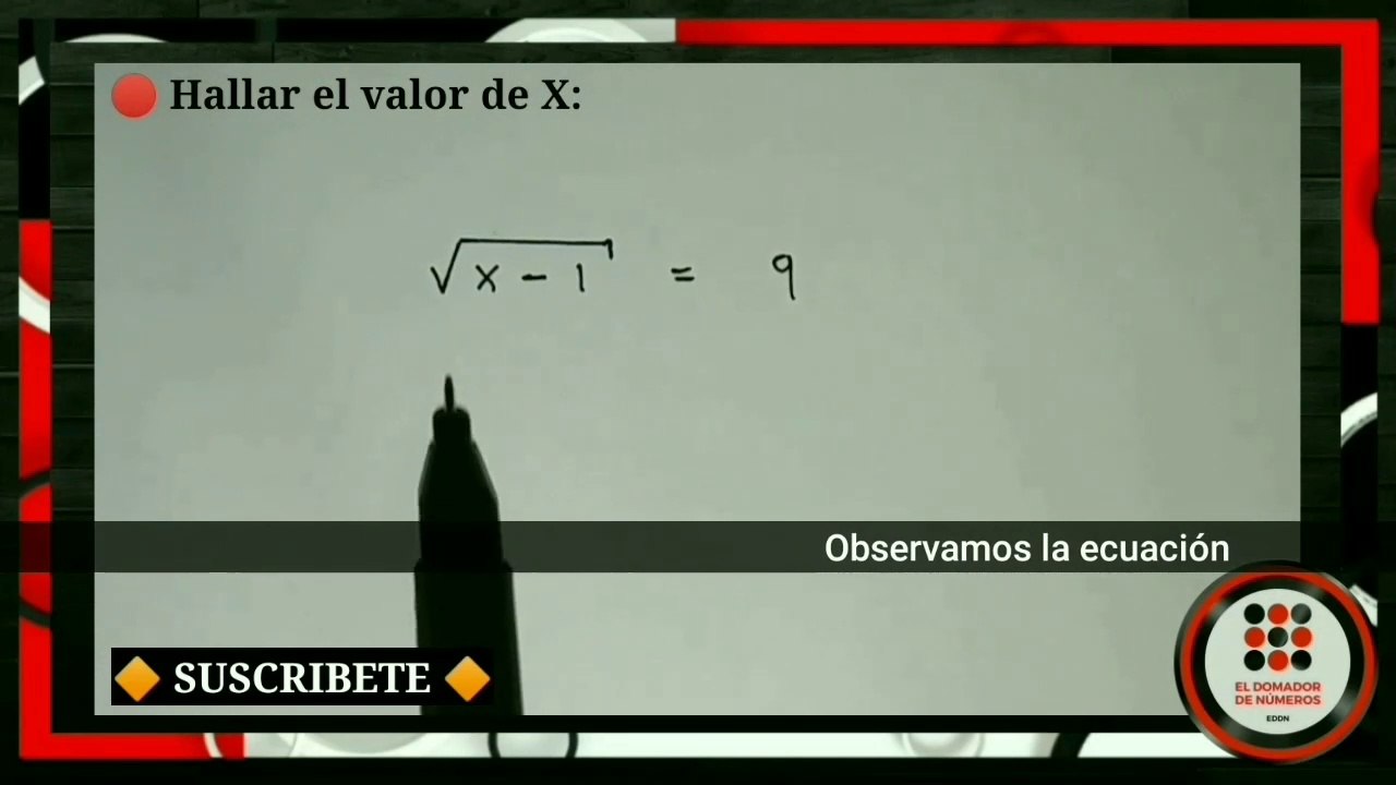 COMO RESOLVER Ecuaciones radicales (Paso a paso) Ejercicio #2
