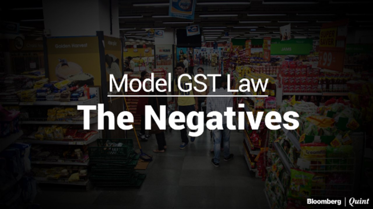 Model GST Law: Negative Impact On Business