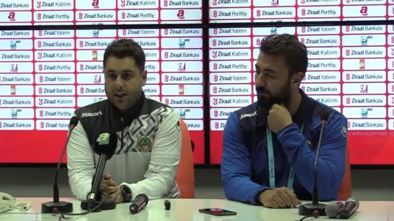 Aytemiz Alanyaspor - Gaziantep FK maçının ardından