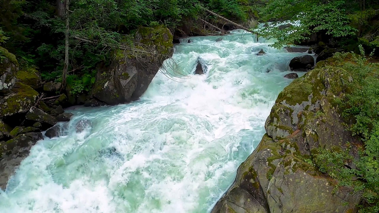 Beautiful nature relaxation Beautiful waterfall Beautiful river