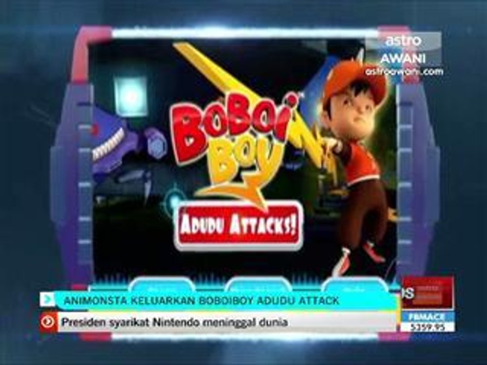 Animonsta keluarkan BoboiBoy Adudu Atack