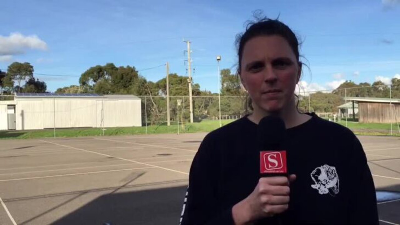 Warrnambool Standard Lisa Anders post-match