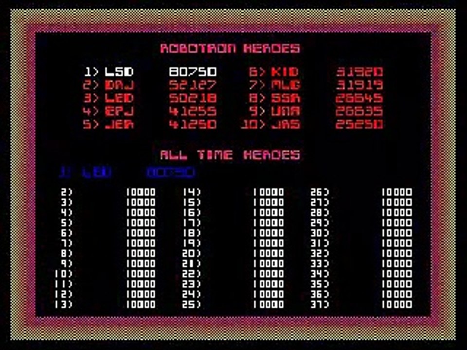 Robotron - 2084 online multiplayer - arcade