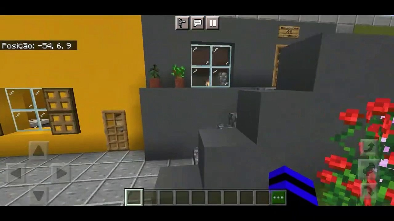 fui na  vila do chaves minecraft