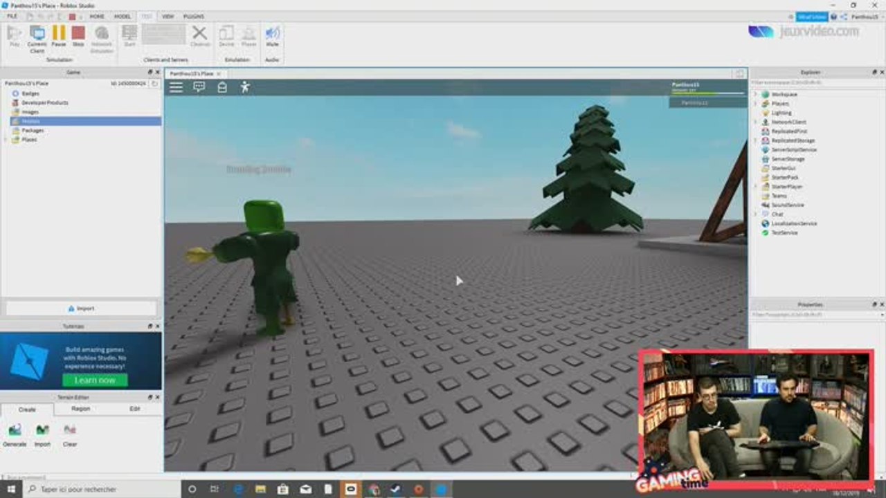 Gaming Time : le codage dans roblox