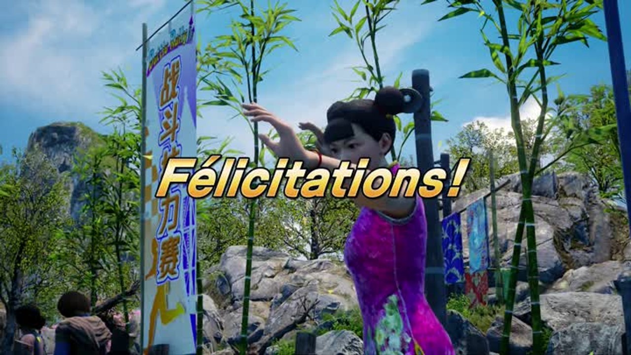 Shenmue 3 : Zhen Wei fait le ménage dans le village de Bailu