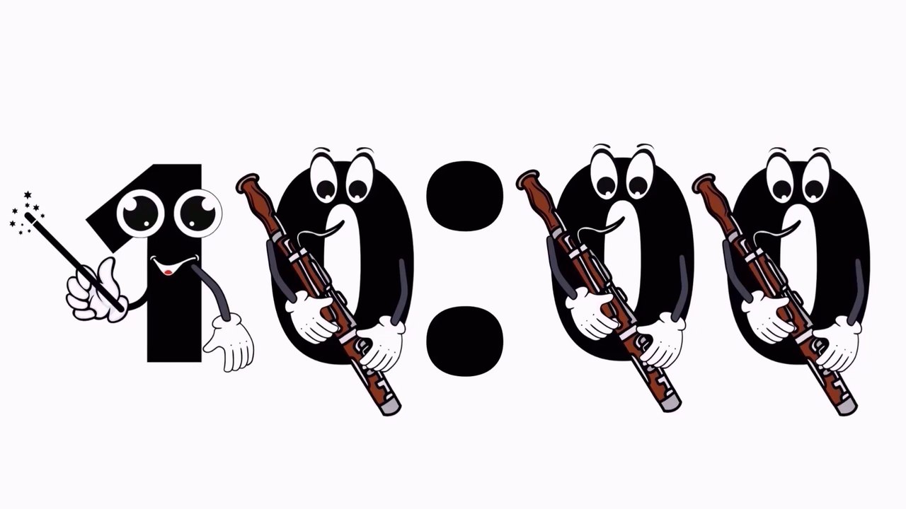 10 Minute Countdown Timer With Band Instruments