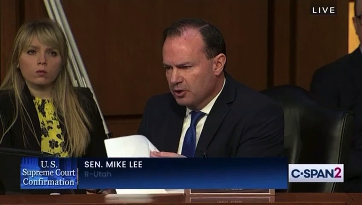Sen. Mike Lee: TROUBLING example of this, as is the AFGE vs TRUMP CASE