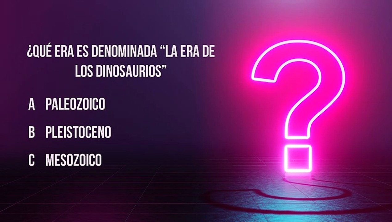 ¿Cuánto sabes de dinosaurios?