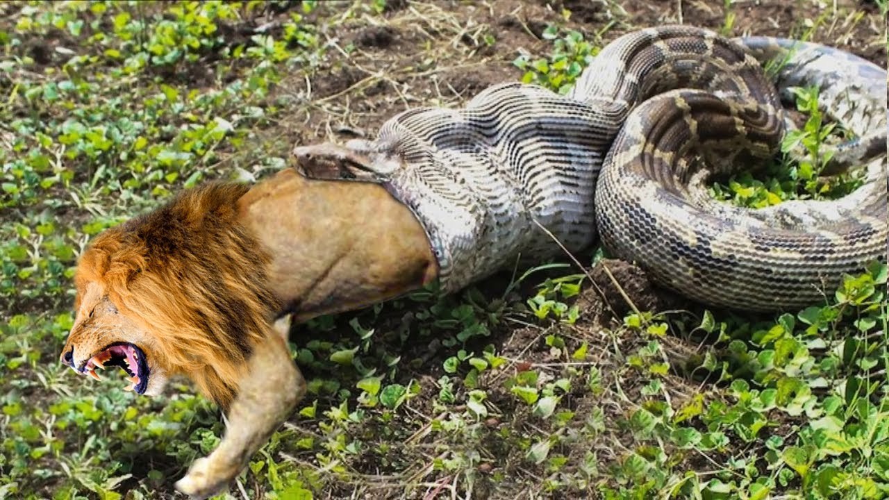 Lion vs Venomous Snake, Can the snaky creature kill the king?
