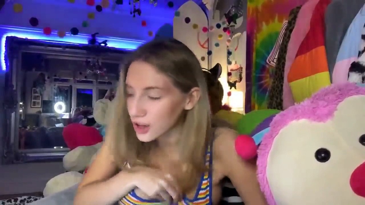 She stretched like that on purpose