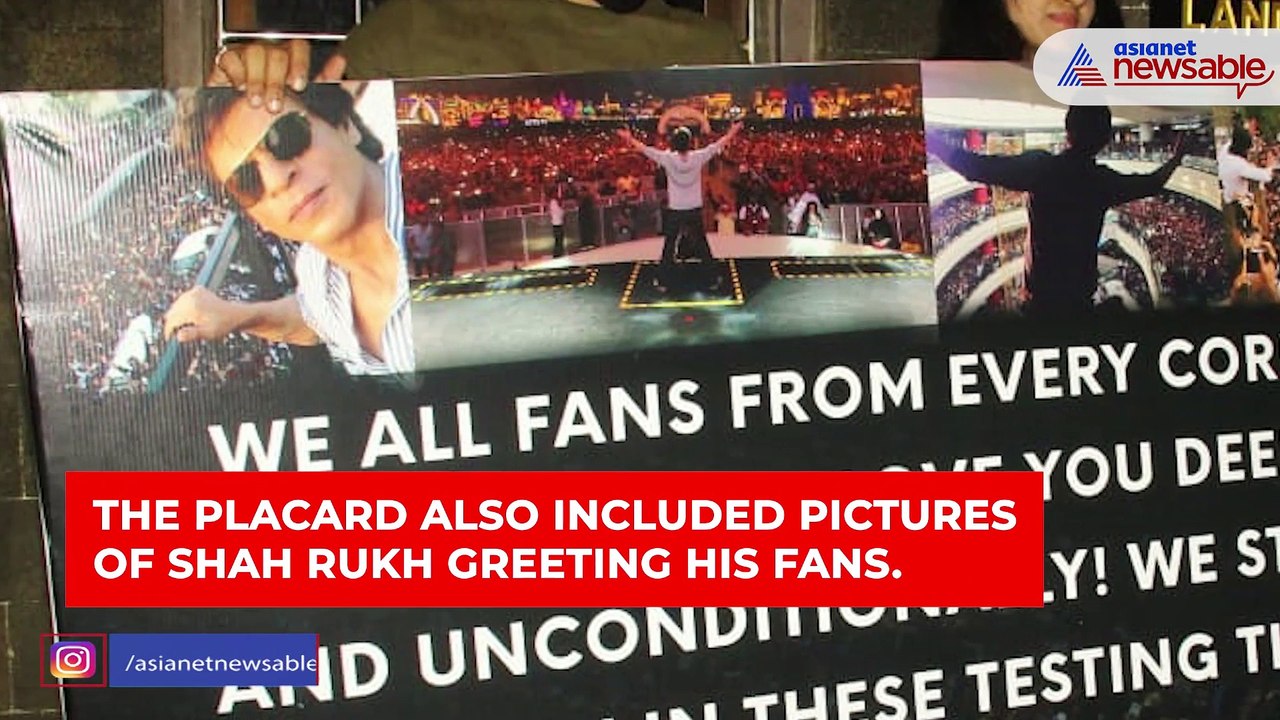 Aryan Khan arrested: SRK fans gather outside Mannat