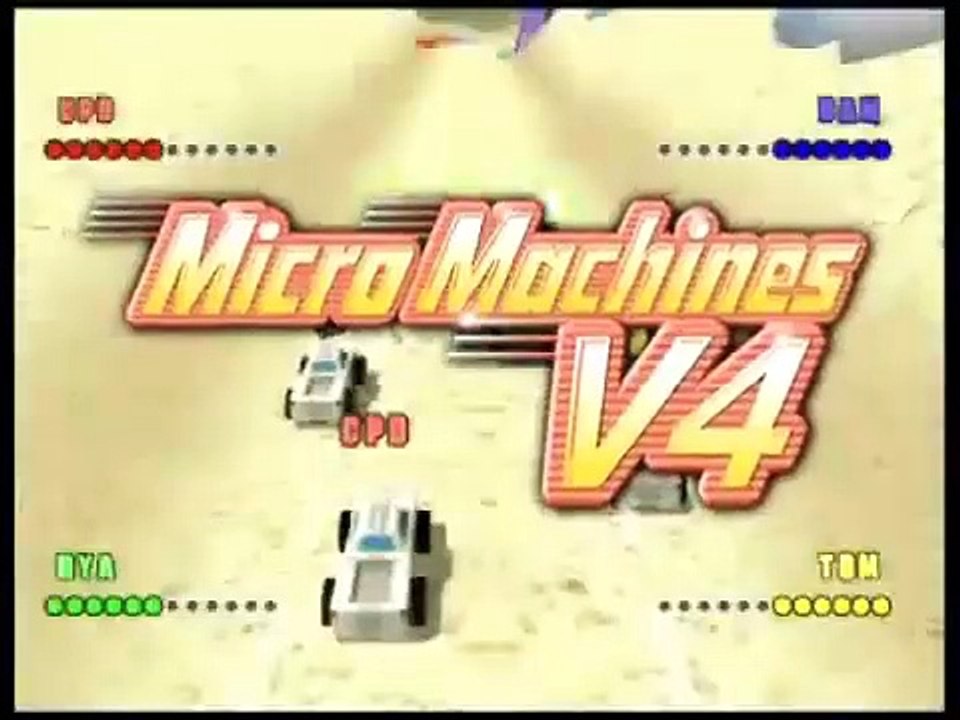 Micro Machines V4 Intro Movie