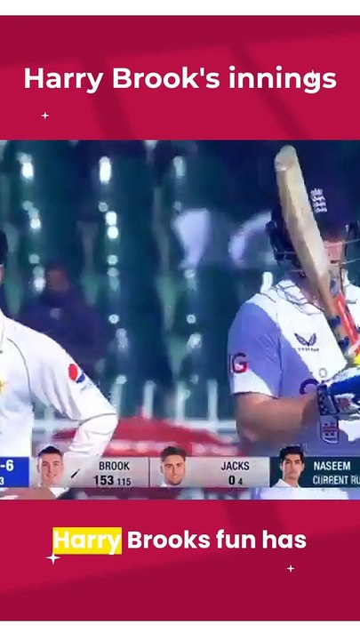 harry brook's innings