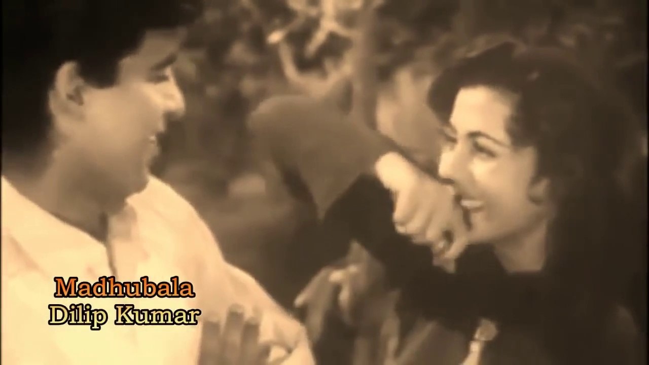 Madhubala .. shikwa tera main gaoon dil mein samane wale,  Dilip Kumar, Lata Mangeshkar Talat Mahmood