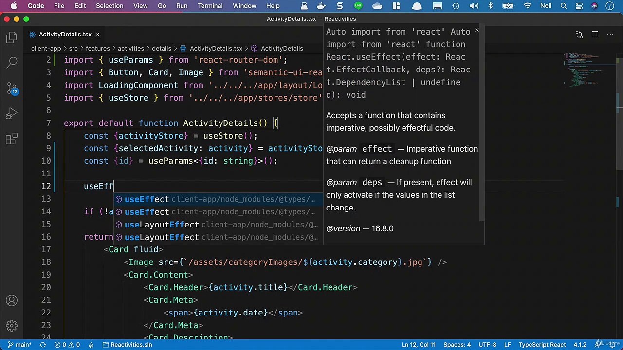 Using route parameters