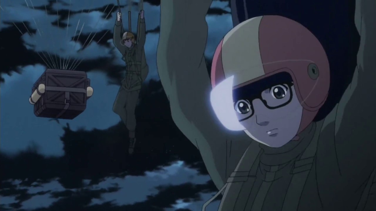 Cat Planet Cuties - Aoi and Manami parachuting in