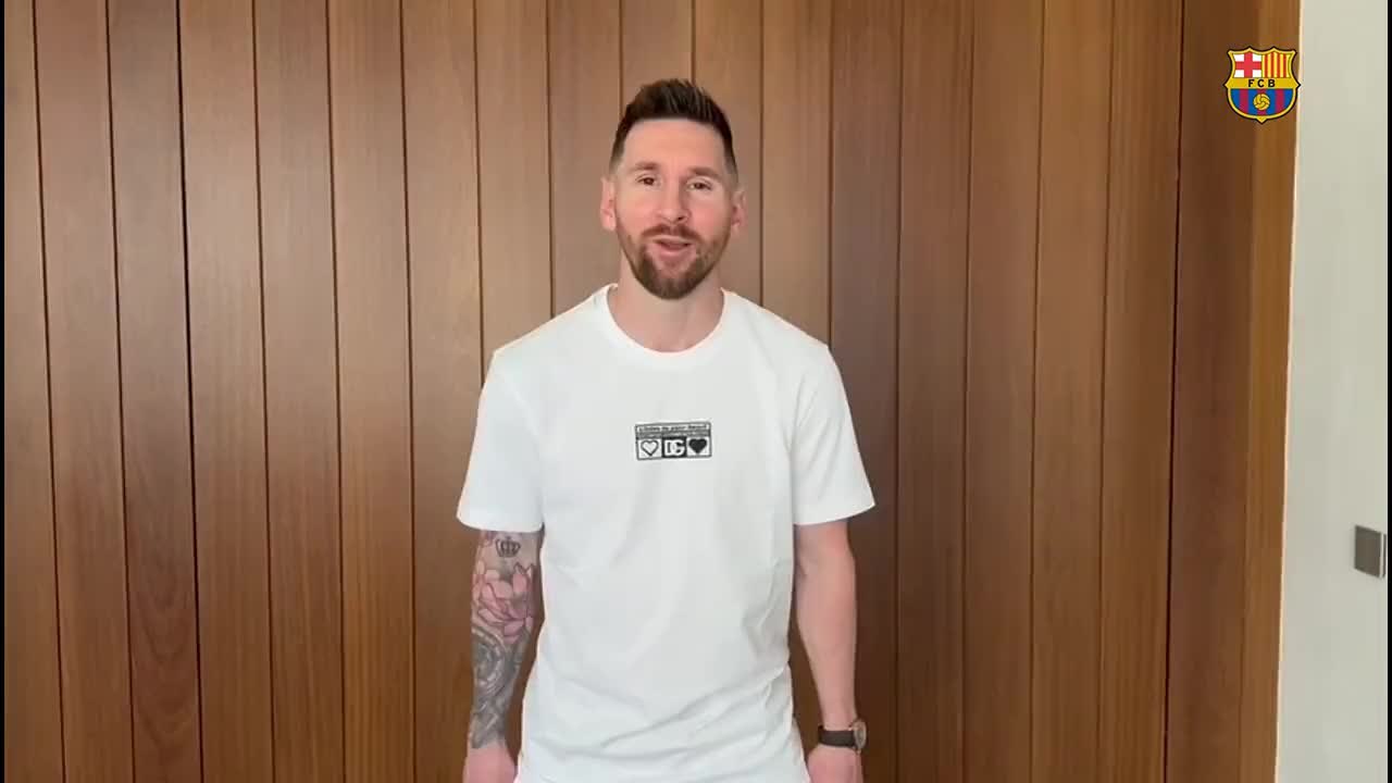 Messi despide a Busquets
