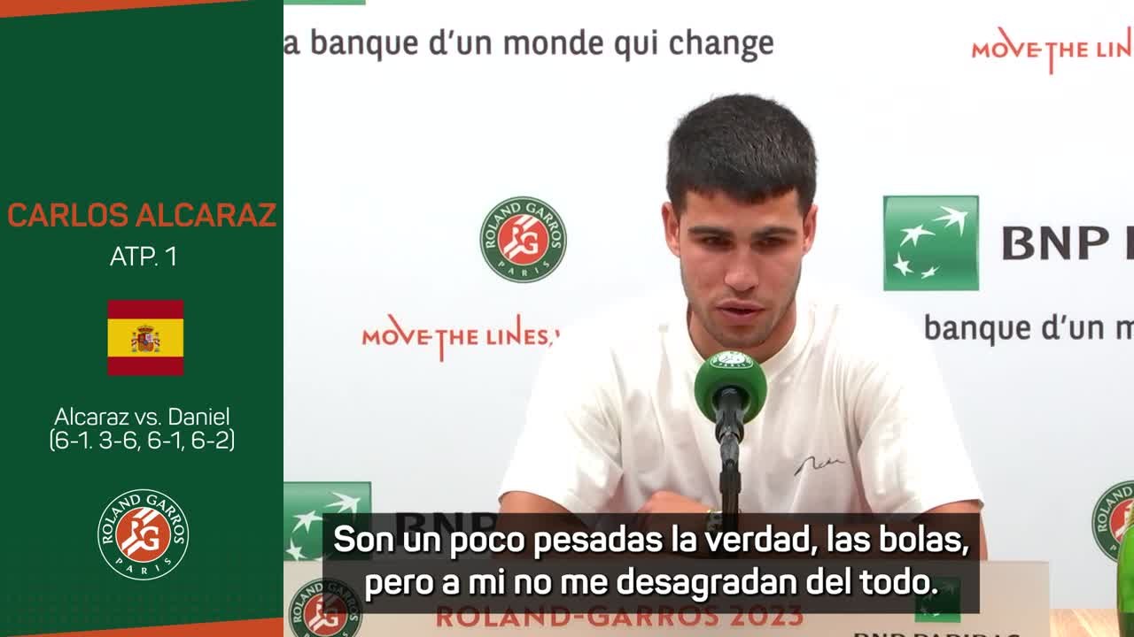 Alcaraz: "No tengo golpes de nadie, soy 100% Alcaraz"