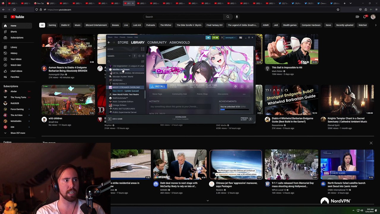 Asmongold sobre el precio de los videojuegos