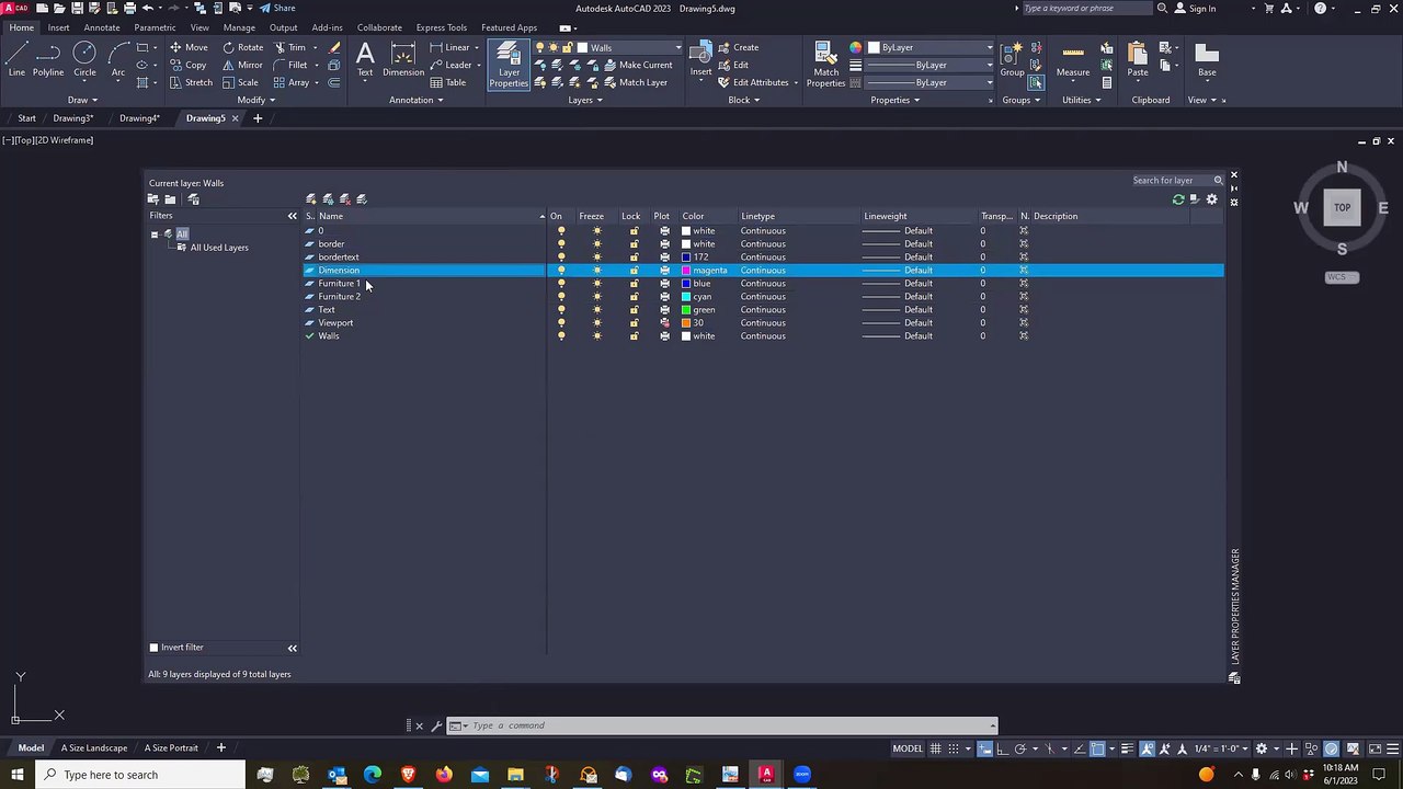 AutoCAD Templates and Layers and Viewports