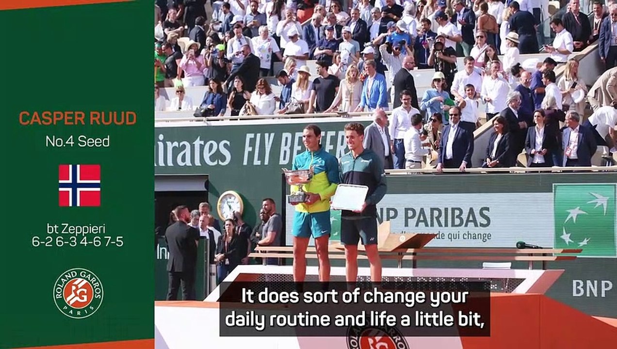 The extra attention means I am doing well - Ruud