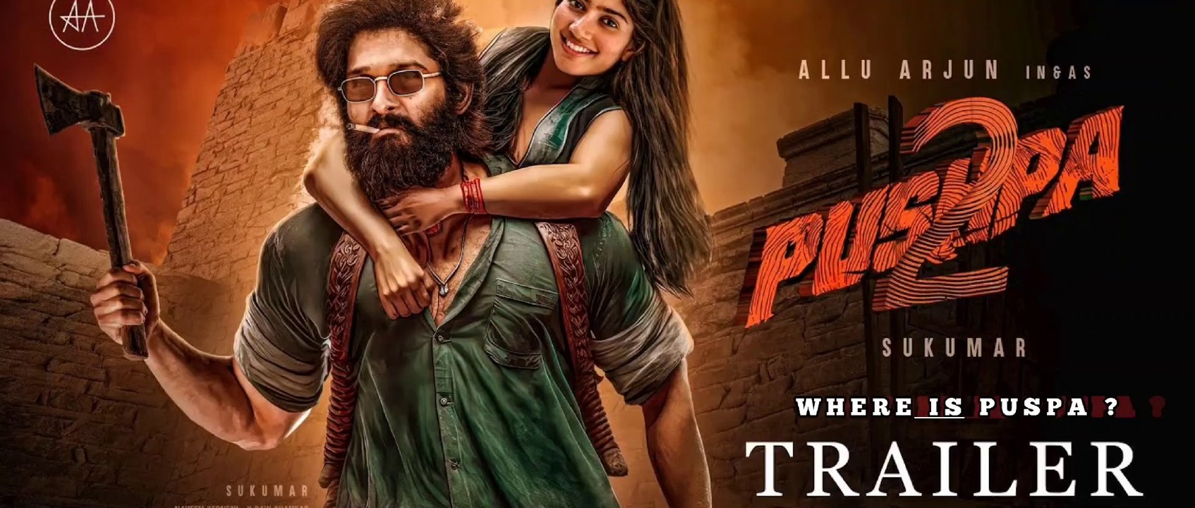 || Trailer Puspa 2 ||Where is Pushpa? | Pushpa 2 - The Rule | Hindi | Allu Arjun | Sukumar | Rashmika | Fahadh Faasil