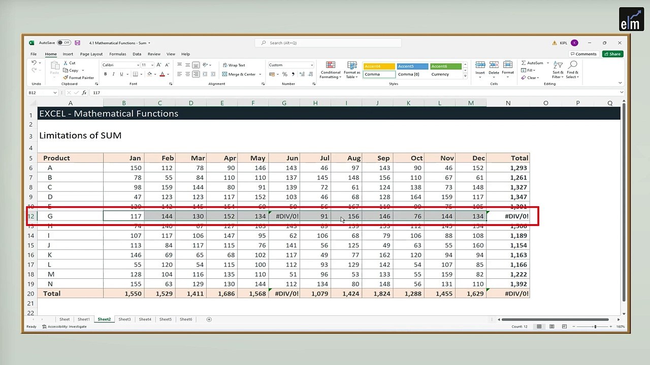 Calculate Aggregates