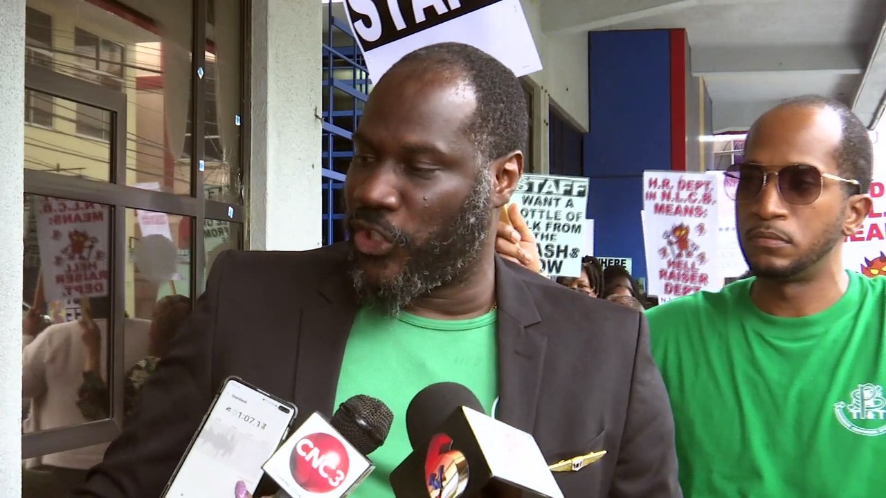 NLCB WORKERS' PROTEST