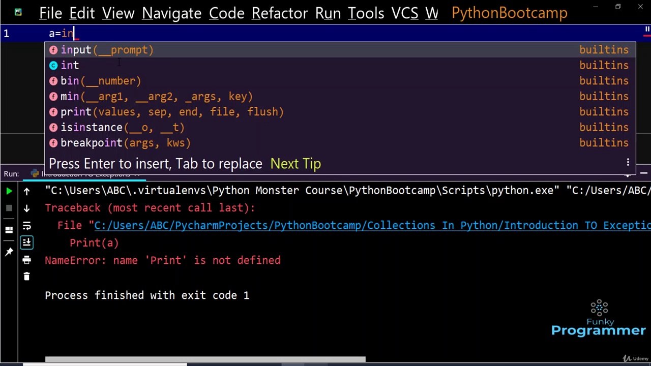 Introduction to Exceptions
