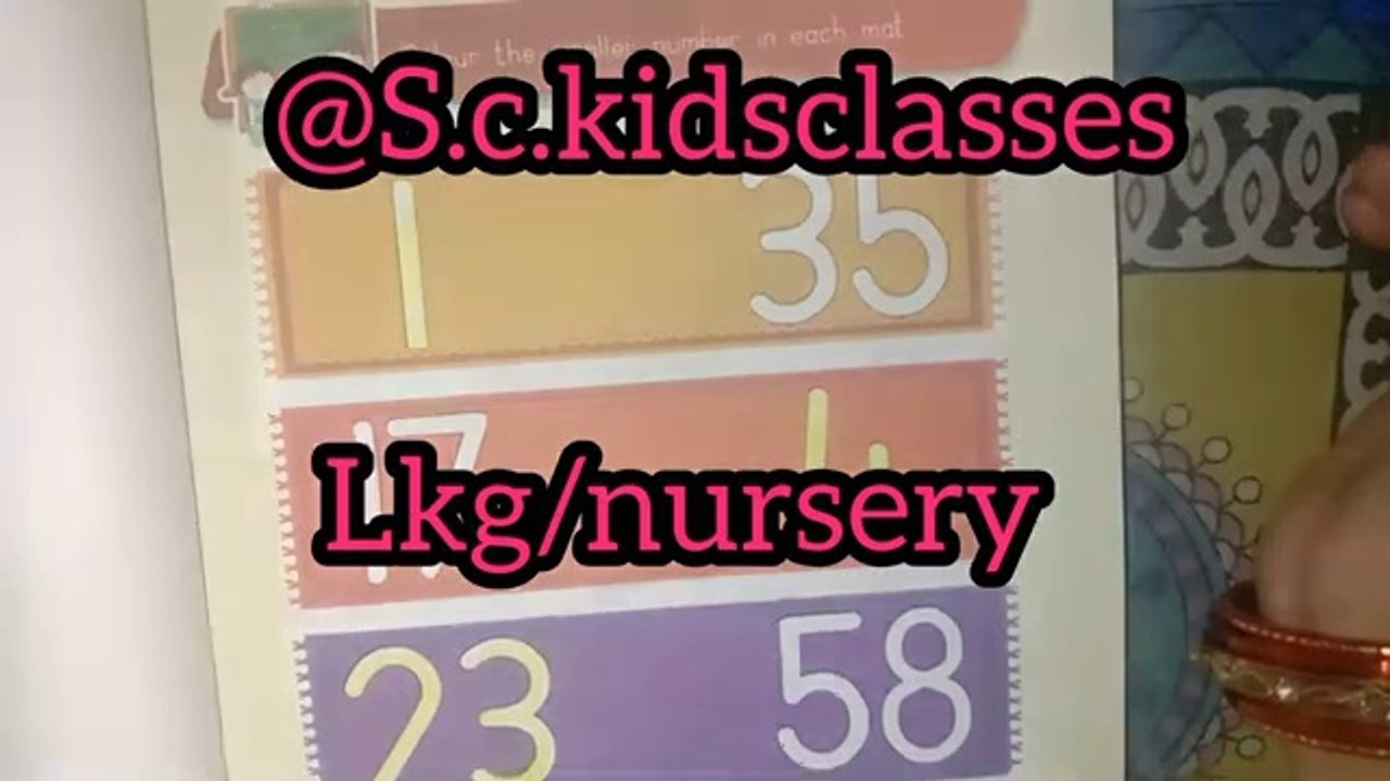 Maths Revision For Lkg_Nursery_@S.C.KidsClasses
