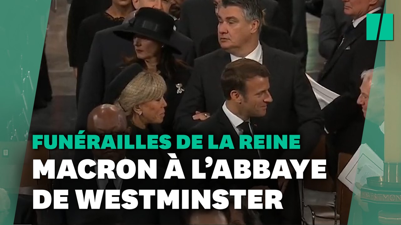 Funérailles de la reine : Emmanuel Macron est arrivé à l'abbaye de Westminster