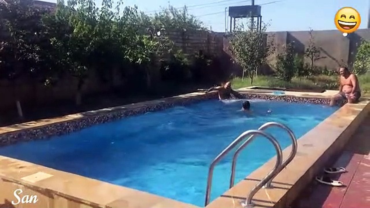 Comedy। swimming pool comedy । swimming comedy