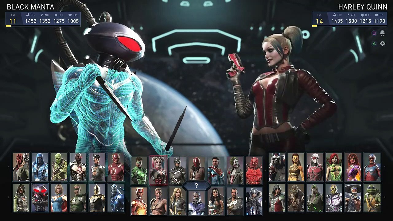 Black Manta vs Aquaman (Hardest AI) - Injustice 2