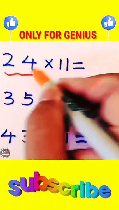 Math multiplication trick - math tricks