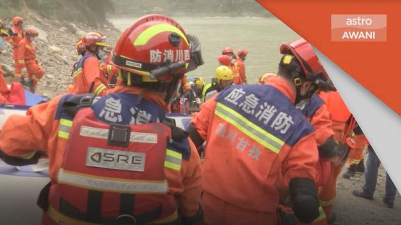 Gempa Bumi China | Gempa susulan punca kesukaran operasi SAR