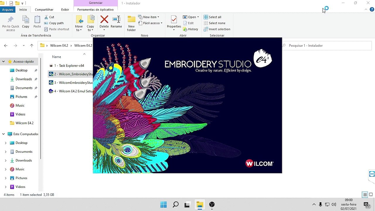 Wilcom E4.2 para Windows 11 e versões anteriores